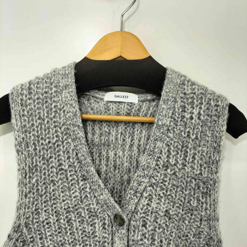 GALLEST Vネックループニットベスト レディース JPN:38