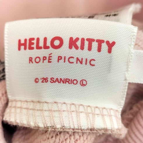 ロペピクニック Rope Picnic 26ss キャラクタープリント ボートネック裏毛プルオーバー レディース FREE