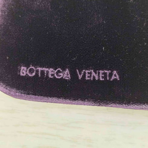ボッテガヴェネタ BOTTEGA VENETA ベロア がま口 ハンドバッグ レディース