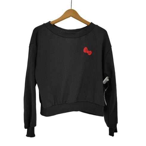 ロペピクニック Rope Picnic 26ss キャラクタープリント ボートネック裏毛プルオーバー レディース FREE