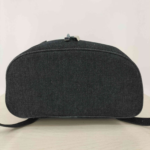 ゲス GUESS デニム パッチワーク ミニ バッグパック リュック 裏地レオパード レディース