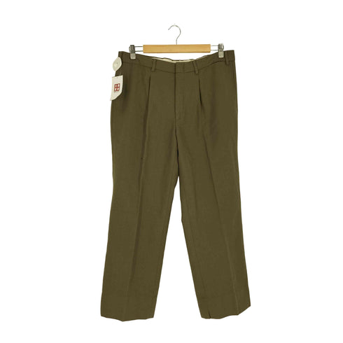 00s C.L TAGLIA 2002年会計 Italian Army イタリア軍 LANA混 タックミリタリートラウザーパンツ メンズ 54 6L
