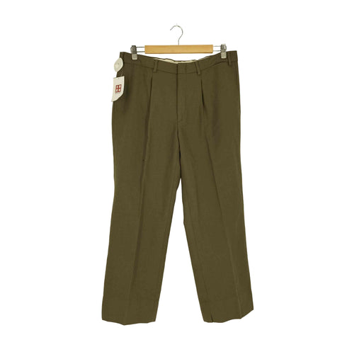 00s C.L TAGLIA 2002年会計 Italian Army イタリア軍 LANA混 タックミリタリートラウザーパンツ メンズ 54 6L