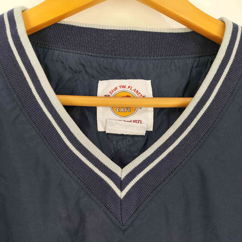 ハードロックカフェ Hard Rock Cafe ロゴ刺繍 ピステ ウォームアッププルオーバー メンズ 2X-LARGE