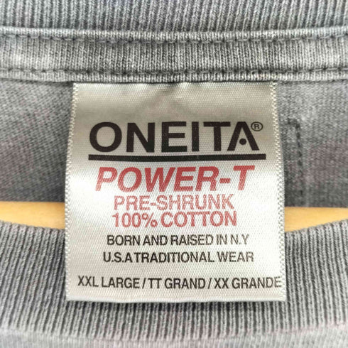オニータ ONEITA greatLAnd KIII 後染め クルーネックL/S TEE メンズ XXL