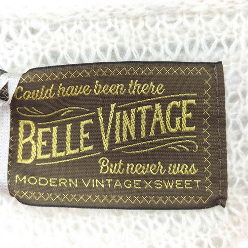 ラベルエチュード la belle Etude Belle vintage ループモヘアアシンメトリーラインニット レディース FREE