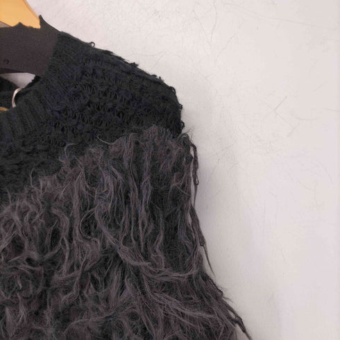 ラベルエチュード la belle Etude Belle vintage ループモヘアアシンメトリーラインニット レディース FREE