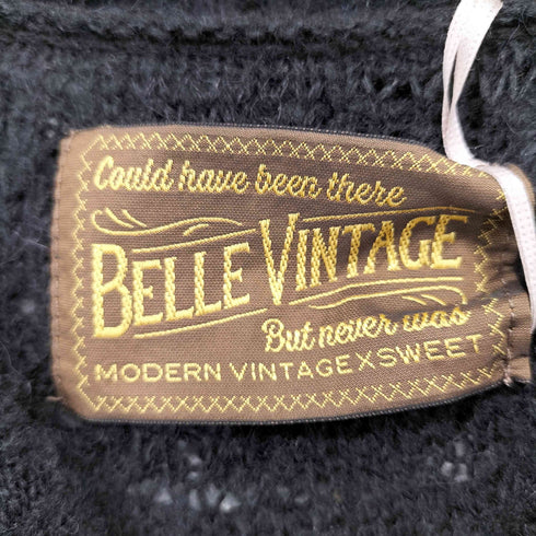 ラベルエチュード la belle Etude Belle vintage ループモヘアアシンメトリーラインニット レディース FREE