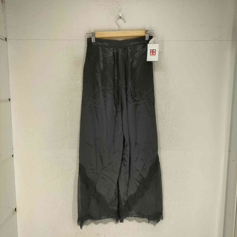 ラベルエチュード la belle Etude Belle vintage レース切替サテンパンツ レディース 0