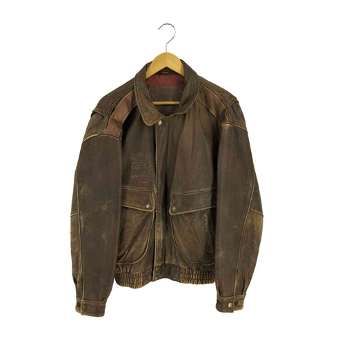 MUY BIEN SHEEPSKIN 裏地キルティング レザージャケット メンズ L