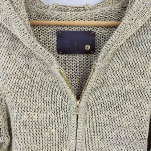 アルチザン ARTISAN Linen Zip Up Hoodie リネン ニット Wジップ パーカー メンズ JPN:M