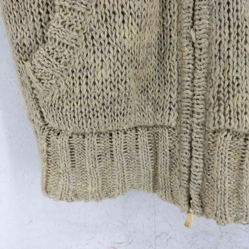アルチザン ARTISAN Linen Zip Up Hoodie リネン ニット Wジップ パーカー メンズ JPN:M