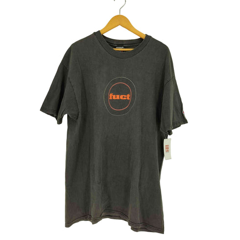 ファクト fuct 00S USA製 メキシコ製ボディ サークルロゴプリント クルーネック Tシャツ メンズ import:XL