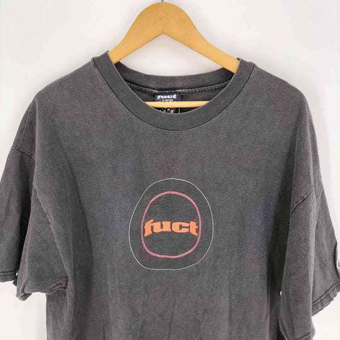 ファクト fuct 00S USA製 メキシコ製ボディ サークルロゴプリント クルーネック Tシャツ メンズ import:XL