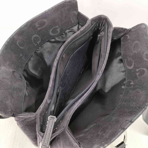 ゲス GUESS Y2K エナメル×キャンバス コンビ ショルダーバッグ レディース