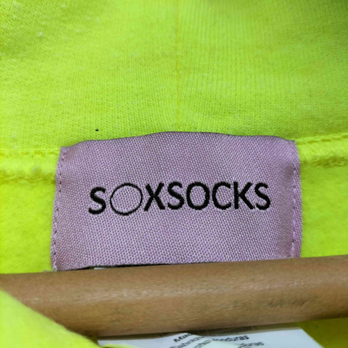 S◯XSOCKS ティッシュペーパー刺繍パーカー メンズ JPN:L