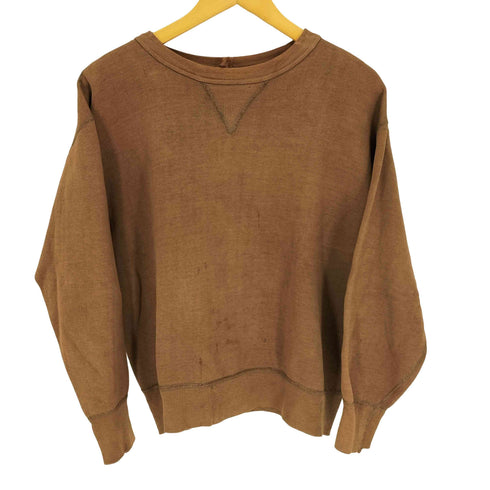 ラッセルアスレチック RUSSELL ATHLETIC 60S USA製 前Vガゼット 後染め クルーネックスウェット メンズ import:L