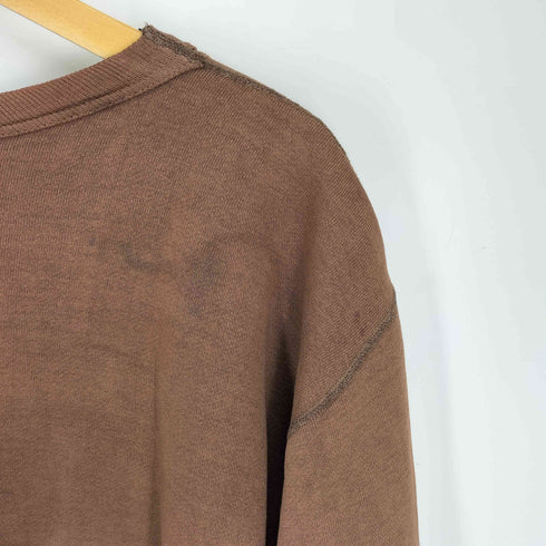 ラッセルアスレチック RUSSELL ATHLETIC 60S USA製 前Vガゼット 後染め クルーネックスウェット メンズ import:L