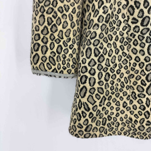 Krizia poi 70s-80s vintage イタリア製 レオパード ジップアップ ファーコート レディース EUR:38