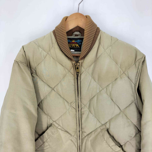 エディーバウアー Eddie Bauer 50~60S 日の出タグ TALONジップ Skyliner ダウンジャケット スカイライナーダウンジャケット メンズ US:42