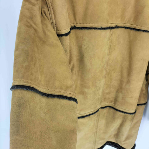 MUY BIEN cow leather カウレザー 裏ボア ムートンジャケット メンズ import:M