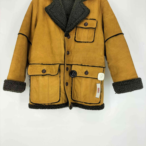 MUY BIEN cow leather カウレザー 裏ボア ムートンジャケット メンズ import:M