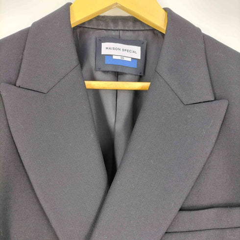 メゾンスペシャル MAISON SPECIAL 23SS ションヘルピーク ドラペルプライム オーバー ダブルテーラードジャケット メンズ JPN:0