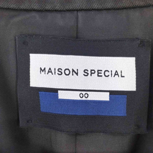 メゾンスペシャル MAISON SPECIAL 23SS ションヘルピーク ドラペルプライム オーバー ダブルテーラードジャケット メンズ JPN:0