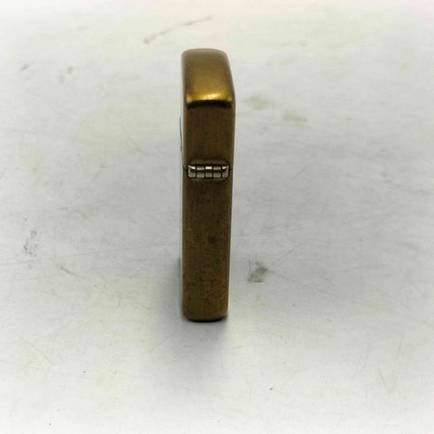 ジッポ ZIPPO SOLID BRASS ソリッドブラス 真鍮 ダブルイヤー 1932-1985 社長メッセージ 1985年製 オイルライター メンズ