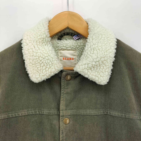 ビームス BEAMS コーデュロイ ボアジャケット メンズ import:S
