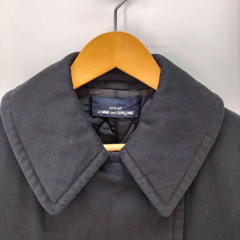トリココムデギャルソン tricot COMME des GARCONS 90S コットン 裏地キルティング ピーコート レディース