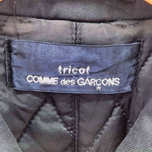 トリココムデギャルソン tricot COMME des GARCONS 90S コットン 裏地キルティング ピーコート レディース