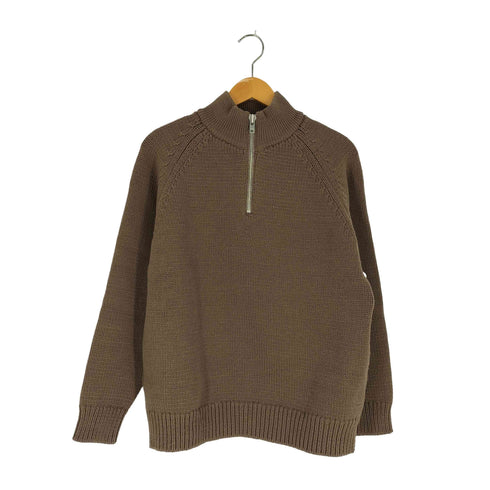 バトナー BATONER 21AW Aging Half Zip Knit エイジング ハーフジップ ニット メンズ JPN:1