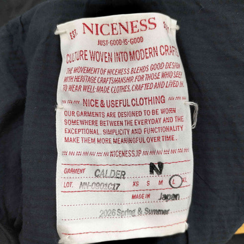 ナイスネス NICENESS CALDER / カルダー (ローバー コート) メンズ JPN:L