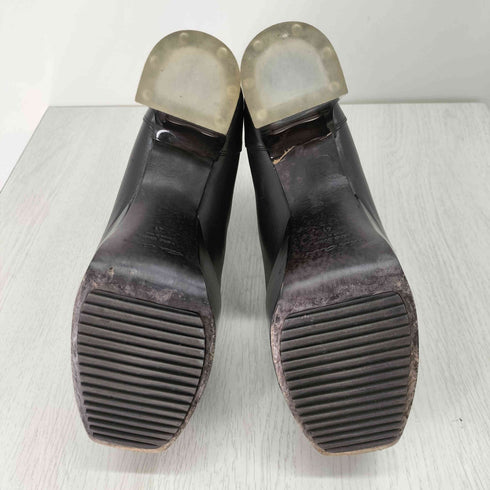 リックオウエンス RICK OWENS Minimal Grilled Kiss Boots / ミニマルグリル クリアヒール キスブーツ メンズ EUR:41
