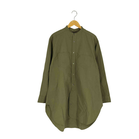 ナイジェルケーボン NIGEL CABOURN コットンツイルスタンドカラーグランパシャツ メンズ JPN:50