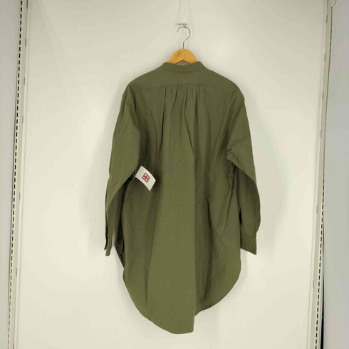 ナイジェルケーボン NIGEL CABOURN コットンツイルスタンドカラーグランパシャツ メンズ JPN:50