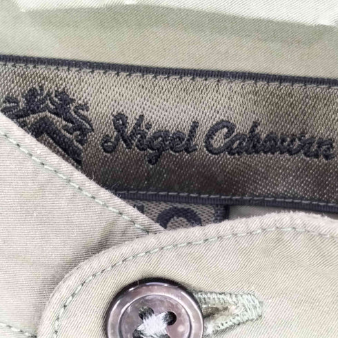ナイジェルケーボン NIGEL CABOURN コットンツイルスタンドカラーグランパシャツ メンズ JPN:50