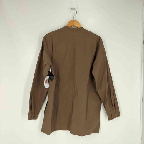 エイトン ATON Suvin Broad Band Collar Shirt メンズ JPN:2