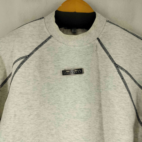 ステッチ モックネック スウェット メンズ JPN:M