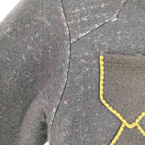 MOI 23AW Clam Zip Shirt ウール ジップアップ プルオーバー レディース