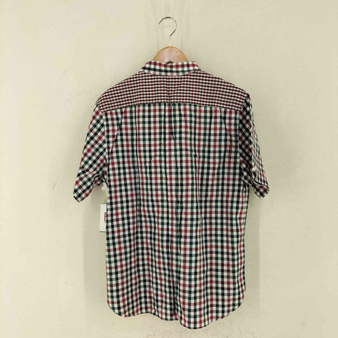 フレッドペリー FRED PERRY Japan Fit BD チェックシャツ S/S メンズ import:L