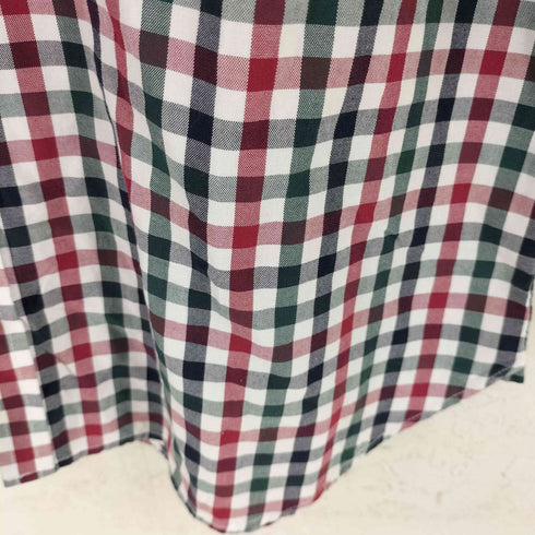 フレッドペリー FRED PERRY Japan Fit BD チェックシャツ S/S メンズ import:L