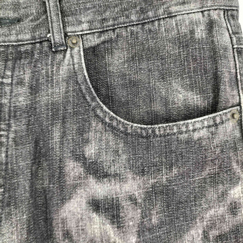 ブリーチ加工 デニムパンツ メンズ