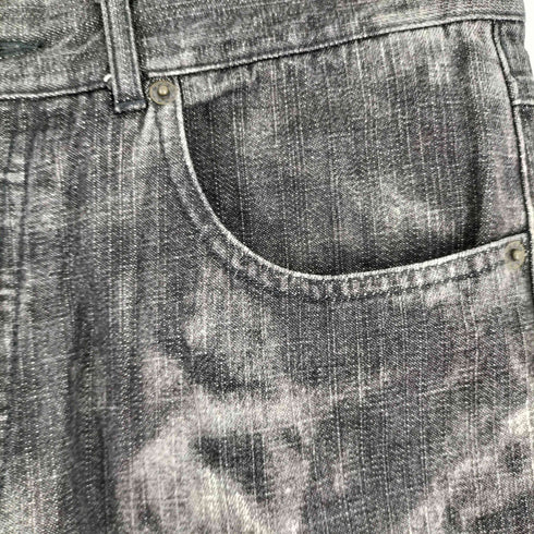 ブリーチ加工 デニムパンツ メンズ