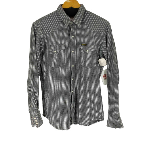 ラングラー Wrangler 90S 総柄 L/S シャツ メンズ