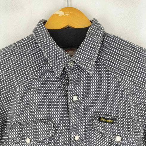 ラングラー Wrangler 90S 総柄 L/S シャツ メンズ