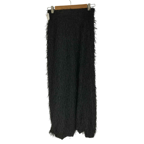 GIUNON フリンジ バックスリット スカート レディース