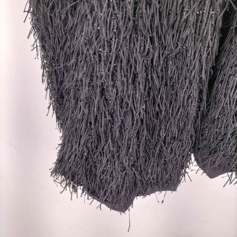 GIUNON フリンジ バックスリット スカート レディース