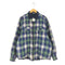 CAVENLINE LS. SPORTS 裏地キルティング コーデュロイ襟 チェック柄 シャツジャケット メンズ import:L